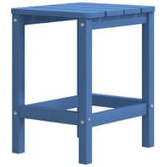 Vidaxl Záhradný stôl Adirondack, námornícka modrá, 38x38x46 cm, HDPE