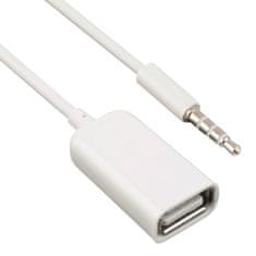 Northix 3,5 mm adaptérový kábel Aux samec na USB samica 