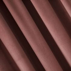 DESIGN 91 Zamatový záves Pierre Cardin s riasiacou páskou - Sibel, tmavoružový 140 x 270 cm
