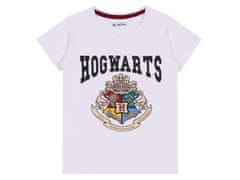 sarcia.eu Harry Potter Biele a bordové dievčenské pyžamo, letné, krátky rukáv 9 let 134 cm