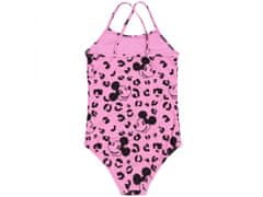 Disney Dievčenské leopardie plavky Mickey Mouse Disney Pink 10-11 let 146 cm