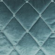 Eurofirany Prehoz na posteľ Amareta 220X240 cm Tmavo tyrkysová