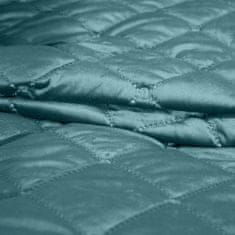 Eurofirany Prehoz na posteľ Amareta 220X240 cm Tmavo tyrkysová