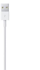 Apple kábel USB-A - Lightning, M/M, nabíjecí, datový, 1m, biela