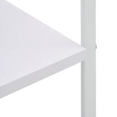 Vidaxl Skrinka na mikrovlnku biela 60x39,6x79,5 cm drevotrieska