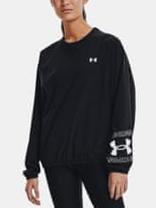Under Armour Mikina Woven Graphic Crew-BLK S
