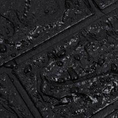 Vidaxl 3D tapeta tehly samolepiaca 20 ks čierna