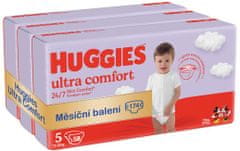 Huggies mesačné balenie 3x Ultra Comfort Mega 5 - 174 ks
