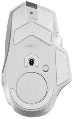 Logitech G502 X LIGHTSPEED, biela (910-006189)