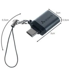 Izoksis Izoxis 18932 Adaptér OTG USB 3.0 USB TYPE-C so šnúrkou