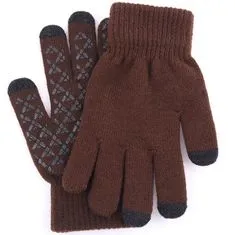 IZMAEL Zimné rukavice-Hnedá KP21359