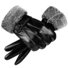 IZMAEL Pánske zimné rukavice Tom-Čierna/Typ4 KP21517