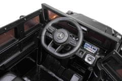 Beneo Elektrické autíčko Mercedes G AMG, čierne, Jednomiestne, 12V batéria, dialkové ovládanie