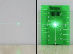  AG766 Terč na zvýraznenie laserového lúča zelený