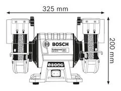 BOSCH Professional stolná brúska dvojkotúčová GBG 35-15