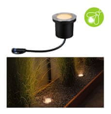 Paulmann PAULMANN Plug a Shine LED zemné svietidlo Floor samostatné svietidlo neláka hmyz IP67 2200K 4,5W antracit 94716