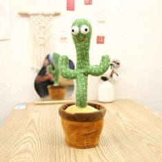 JOJOY® Tancujúci, spievajúci a hovoriaci plyšový kaktus - DANCETUS 