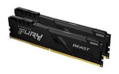 Kingston FURY Beast DDR4 16GB (Kit 2x8GB) 2666MHz DIMM CL16 čierna