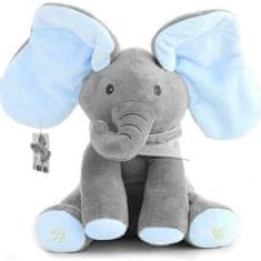Mormark Spievajúci sloník FLAPSY Modrá