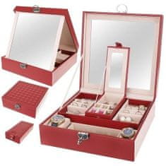 MG Jewelery Box šperkovnica, červená