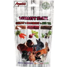Apetit - hlodavec mrkvovej, repnej a lucernovej tyčky Vitality Stick 120 g