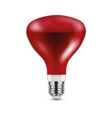 Asalite ASAL0069 Infračervená žiarovka E27 100 W G95 červená