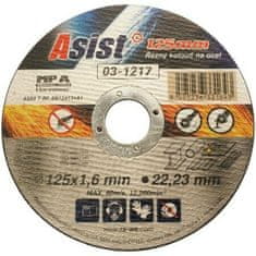 ASIST Kotúč rezný na kov 125x22,23x1,6mm