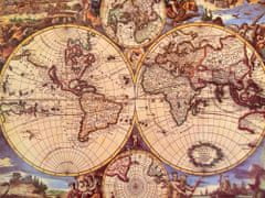 JOKOMISIADA Puzzle starožitné Mapy sveta ZA3963