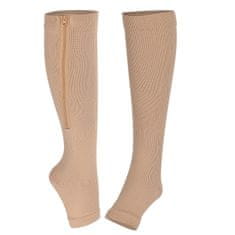 Northix Zip Sox - Kompresné ponožky so zipsom 