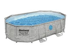 Bestway Bazén Swim Vista s konštrukciou 4,88 x 3,05 x 1,07 m set s pieskovou filtráciou 2m3/hod