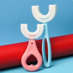 Inovatívne tvarovaná zubná kefka (2ks), modrá