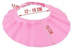 Kruzzel Detský kúpací šilt ISO - Ružový
