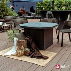 Karma Premium Záhradný stôl s ohniskom Infinty Q