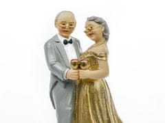 PartyDeco Tortová figurka 50 výročie svadby