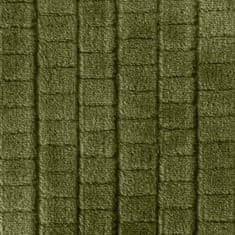 DESIGN 91 Jednofarebná deka - Cindy 2 olivová, š. 200 cm x d. 220 cm
