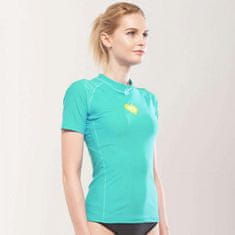 Aqua Marina Dámske lycrové tričko ALLUV MENTOL, kr. rukáv zelená M - 40