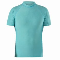 Hiko Pánske lycrové tričko SHADE DEW, krátky rukáv modrá 2XL