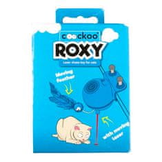 EBI COOCKOO ROXY Interaktívna laserová hračka pre mačky 8x8x10,5cm modrá