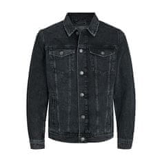 Jack&Jones Pánska džínsová bunda JJIJEAN 12223613 Black Denim (Veľkosť M)