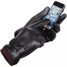 IZMAEL Pánske zimné rukavice Tom-Čierna/Typ4 KP21517