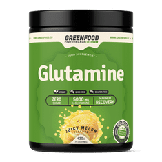 GreenFood Nutrition Performance Glutamine 420g - Melón
