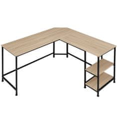tectake Písací stôl Hamilton 138x138x75,5cm