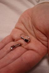 A-B A-B Sada strieborných šperkov s oválnymi granátmi, pyropom a zirkónmi 925/1000 Sterling silver 20000050