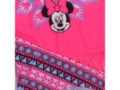 Disney Neónovo ružové plavky Minnie Mouse DISNEY so strapcami s aztéckou potlačou 4-5 let 104-110 cm